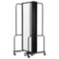 National Public Seating Portable Room Divider, 13.5' Wide, Clear Acrylic - NPS-RDB6-7CA