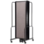 National Public Seating Portable Room Divider, 13.5' Wide, Grey Fabric - NPS-RDB6-7PT02