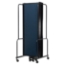 National Public Seating Portable Room Divider, 13.5' Wide, Blue Fabric - NPS-RDB6-7PT04