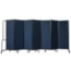 National Public Seating Portable Room Divider, 13.5' Wide, Blue Fabric - NPS-RDB6-7PT04