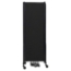 National Public Seating Portable Room Divider, 13.5' Wide, Black Fabric - NPS-RDB6-7PT10