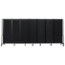 National Public Seating Portable Room Divider, 13.5' Wide, Black Fabric - NPS-RDB6-7PT10