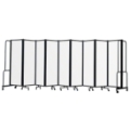 National Public Seating Portable Room Divider, 17.5' Wide, Clear Acrylic