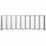 National Public Seating Portable Room Divider, 17.5' Wide, Clear Acrylic - NPS-RDB6-9CA