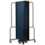 National Public Seating Portable Room Divider, 17.5' Wide, Blue Fabric - NPS-RDB6-9PT04