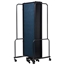 National Public Seating Portable Room Divider, 17.5' Wide, Blue Fabric - NPS-RDB6-9PT04