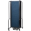 National Public Seating Portable Room Divider, 17.5' Wide, Blue Fabric - NPS-RDB6-9PT04