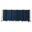 National Public Seating Portable Room Divider, 17.5' Wide, Blue Fabric - NPS-RDB6-9PT04