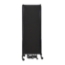 National Public Seating Portable Room Divider, 17.5' Wide, Black Fabric - NPS-RDB6-9PT10