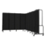 National Public Seating Portable Room Divider, 17.5' Wide, Black Fabric - NPS-RDB6-9PT10