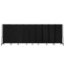 National Public Seating Portable Room Divider, 17.5' Wide, Black Fabric - NPS-RDB6-9PT10