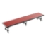 National Public Seating RS16C 8' Straight Standing Choral Riser, Carpet, 16" High - NPS-RS16C