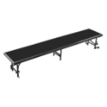National Public Seating RS16P 8' Straight Standing Choral Riser, Polydeck, 16" High