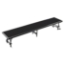 National Public Seating RS16P 8' Straight Standing Choral Riser, Polydeck, 16" High - NPS-RS16P