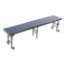 National Public Seating RS24C 8' Straight Standing Choral Riser, Carpet, 24" High - NPS-RS24C