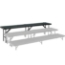 National Public Seating RS24C 8' Straight Standing Choral Riser, Carpet, 24" High - NPS-RS24C