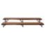 National Public Seating RS2LHB 2-Level 8' Straight Standing Choral Riser, Hardboard - NPS-RS2LHB