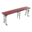 National Public Seating RS32C 8' Straight Standing Choral Riser, Carpet, 32" High - NPS-RS32C