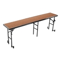 National Public Seating RS32HB 8' Straight Standing Choral Riser, Hardboard, 32" High