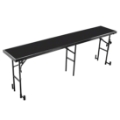 National Public Seating RS32P 8' Straight Standing Choral Riser, Polydeck, 32" High