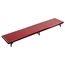 National Public Seating RS8C 8' Straight Standing Choral Riser, Carpet, 8" High - NPS-RS8C