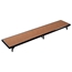 National Public Seating RS8HB 8' Straight Standing Choral Riser, Hardboard, 8" High - NPS-RS8HB