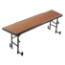 National Public Seating RT24HB Tapered Standing Choral Riser, Hardboard, 24" High - NPS-RT24HB