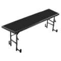 National Public Seating RT24P Tapered Standing Choral Riser, Polydeck, 24" High
