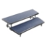 National Public Seating RT2LC 2-Level Tapered Standing Choral Riser, Carpet - NPS-RT2LC