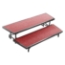 National Public Seating RT2LC 2-Level Tapered Standing Choral Riser, Carpet - NPS-RT2LC