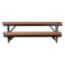 National Public Seating RT2LHB 2-Level Tapered Standing Choral Riser, Hardboard - NPS-RT2LHB