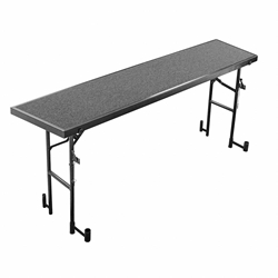 National Public Seating RT32C Tapered Standing Choral Riser, Carpet, 32" High choral risers, band risers, school risers, straight risers, choir stage risers, standing riser