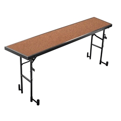 National Public Seating RT32HB 8 Tapered Standing Choral Riser, Hardboard, 32" High choral risers, band risers, school risers, tapered risers, choir stage risers, standing riser