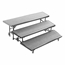 National Public Seating RT3LC 3-Level Tapered Standing Choral Riser, Carpet - NPS-RT3LC