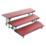 National Public Seating RT3LC 3-Level Tapered Standing Choral Riser, Carpet - NPS-RT3LC