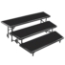 National Public Seating RT3LP 3-Level Tapered Standing Choral Riser, Polydeck - NPS-RT3LP