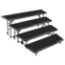 National Public Seating RT4LP 4-Level Tapered Standing Choral Riser, Polydeck - NPS-RT4LP