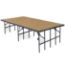 National Public Seating S4832HB 4'x8' Portable Stage with Hardboard Surface, 32" Height - NPS-S4832HB
