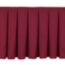 National Public Seating Box Pleat Stage Skirt for 24" High Stages - NPS-SB24