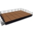 National Public Seating 16'x24' Portable Stage Kit - 24" High, Hardboard - NPS-SG482412HB