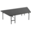 National Public Seating SP3624C Seated Riser Stage Pie Tier, Carpet, 24" Height (36" Deep) - NPS-SP3624C