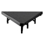 National Public Seating SP368C Seated Riser Stage Pie Tier, Carpet, 8" High (36" Deep) - NPS-SP368C