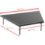 National Public Seating SP4816C Seated Riser Stage Pie Tier, Carpet, 16" Height (48" Deep) - NPS-SP4816C