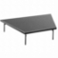 National Public Seating SP4816C Seated Riser Stage Pie Tier, Carpet, 16" Height (48" Deep) - NPS-SP4816C