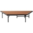 National Public Seating  SP4816HB Seated Riser Stage Pie Tier, Hardboard, 16" Height (48" Deep) - NPS-SP4816HB