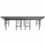 National Public Seating SP4824C Seated Riser Stage Pie Tier, Carpet, 24" Height (48" Deep) - NPS-SP4824C