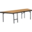 National Public Seating SP3624HB Seated Riser Stage Pie Tier, Hardboard, 24" Height (36" Deep) - NPS-SP3624HB