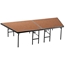 National Public Seating SP4824HB Seated Riser Stage Pie Tier, Hardboard, 24" Height (48" Deep) - NPS-SP4824HB