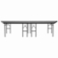 National Public Seating SP4832C Seated Riser Stage Pie Tier, Carpet, 32" Height (48" Deep) - NPS-SP4832C