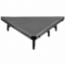 National Public Seating SP488C Seated Riser Stage Pie Tier, Carpet, 8" Height (48" Deep) - NPS-SP488C